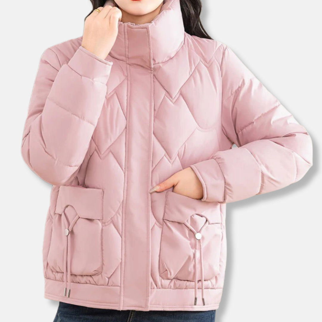 Soft Pink Down Filled Coat