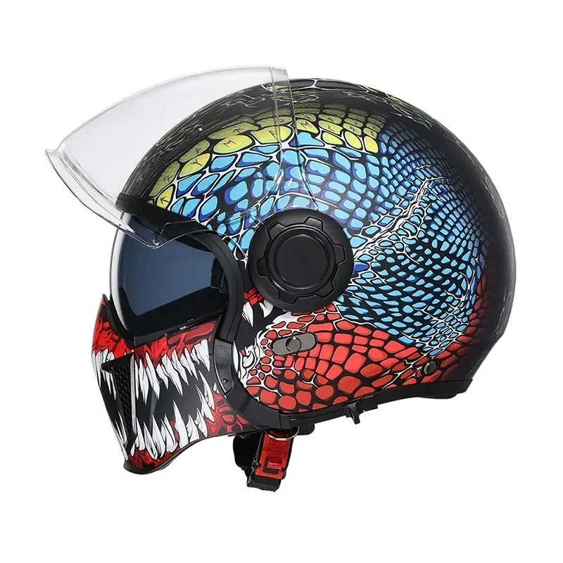 Protective Double Visor Full Face Bike Helmet