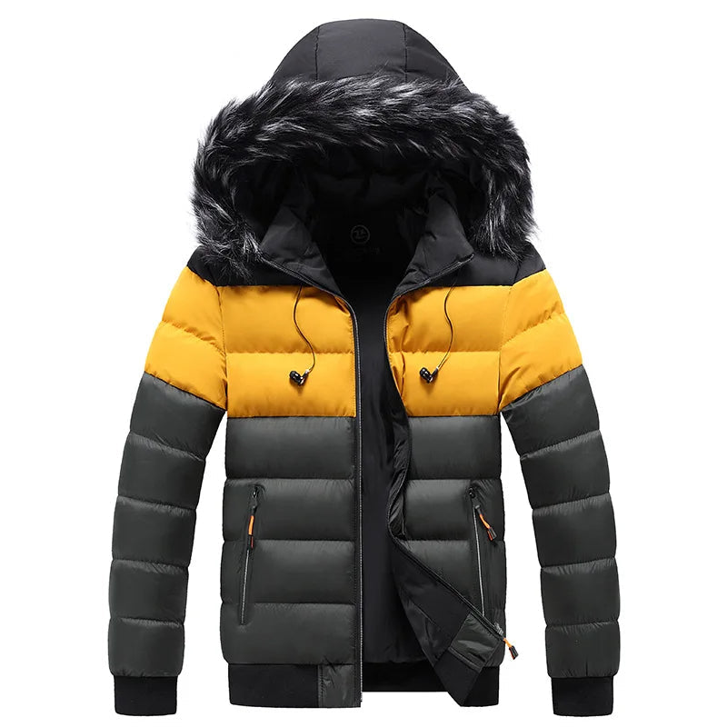 Warm Faux Fur Winter Parka Coat