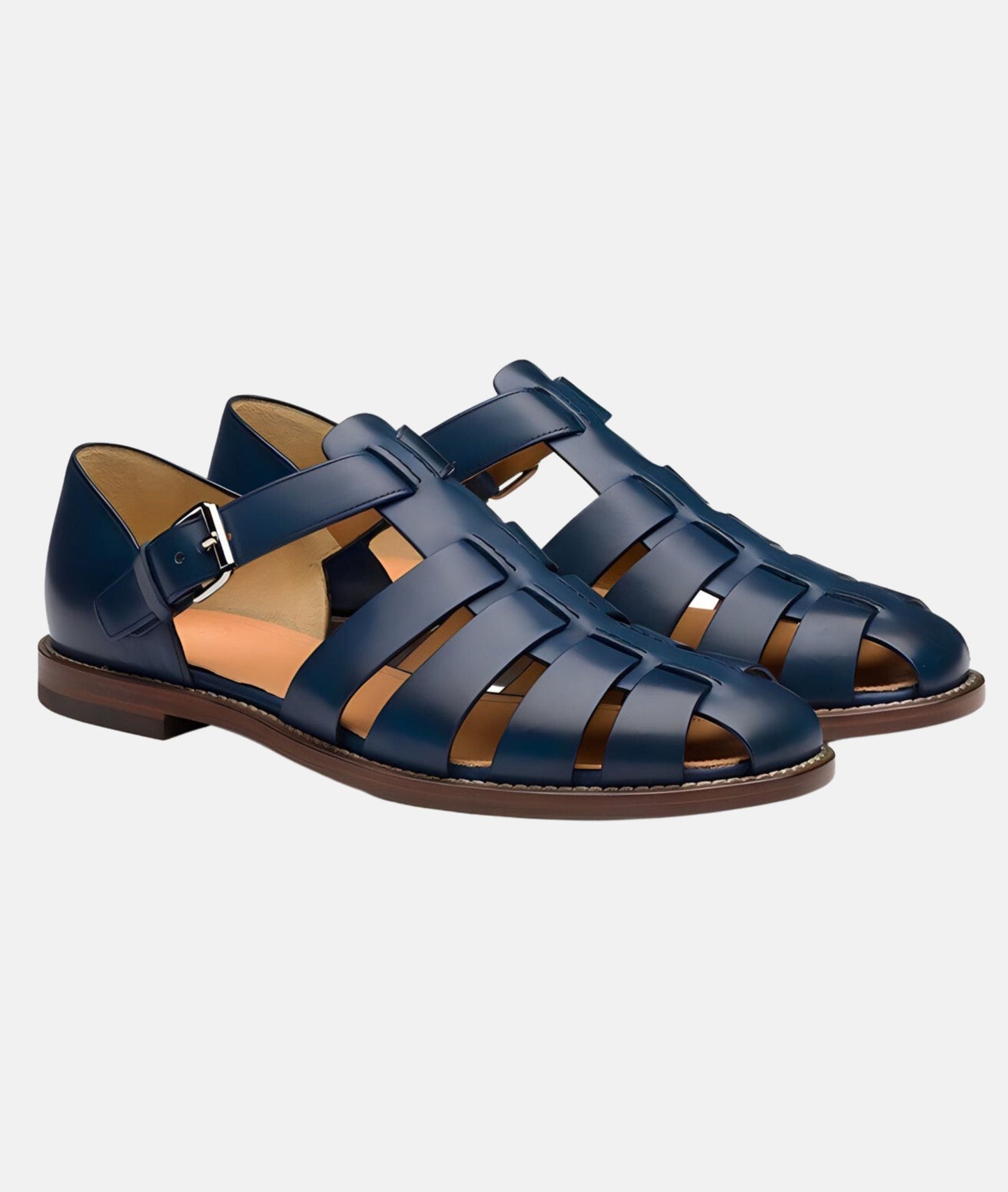 Stylish Buckle Ankle Strap Sandals
