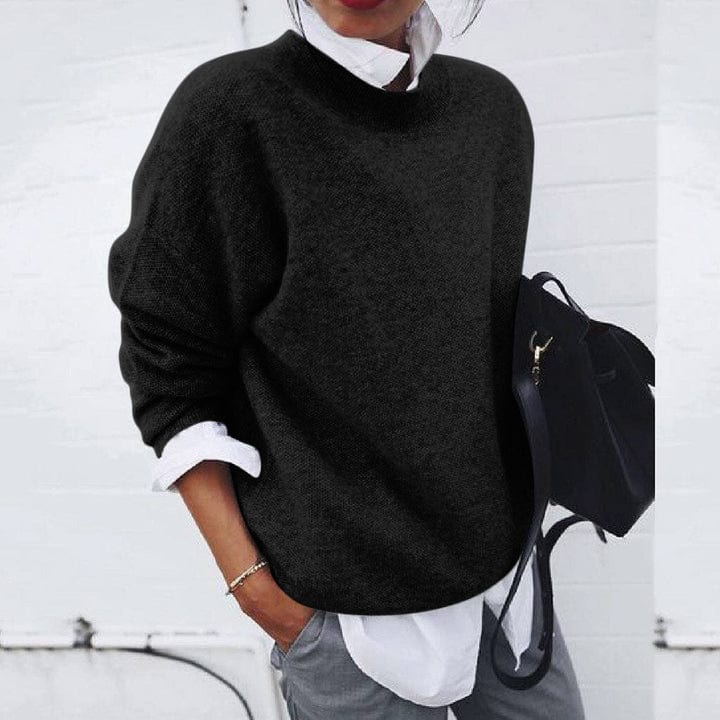 Warm Crew Neck Classic Sweater