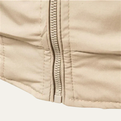 Men's Classic Patterned Zipper Bomber Jacket