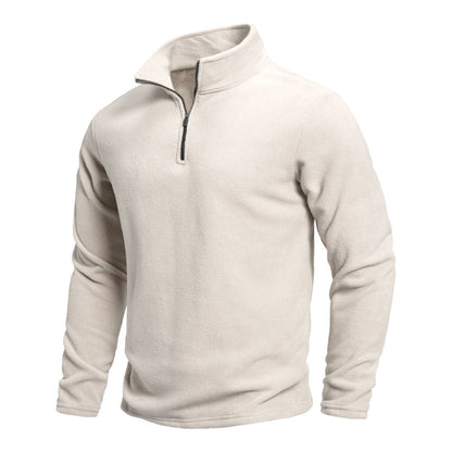 Warm Mens Merino Quarter Zip Sweater