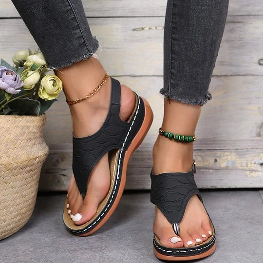 Women's Low-Wedge Women Orthopedic Sandals