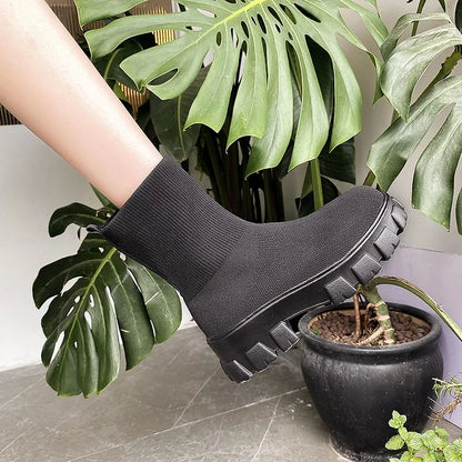 Cozy Cable Knit Ankle Boot Socks