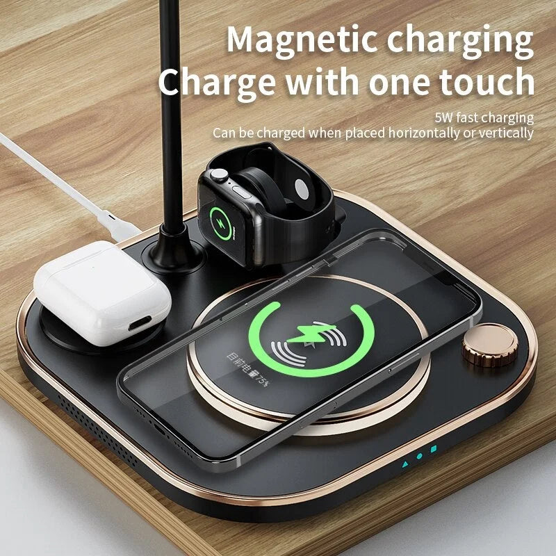 3 In 1 Wireless Charger Lamp
