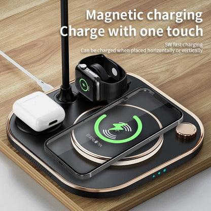 3 In 1 Wireless Charger Lamp