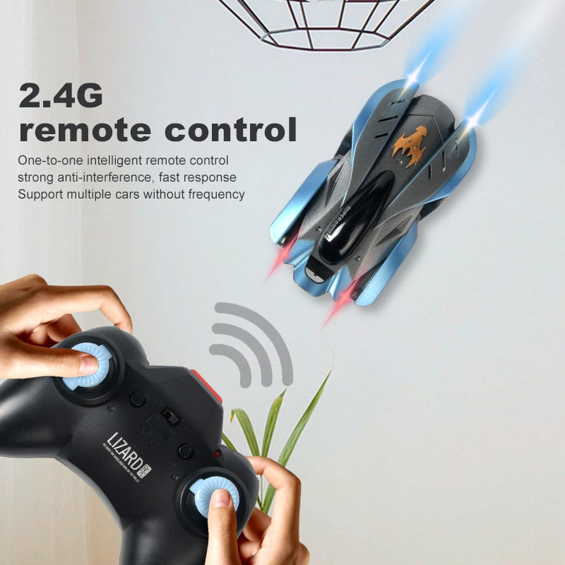 2.4G Anti Gravity Wall Climbing Watch RC Car Toy