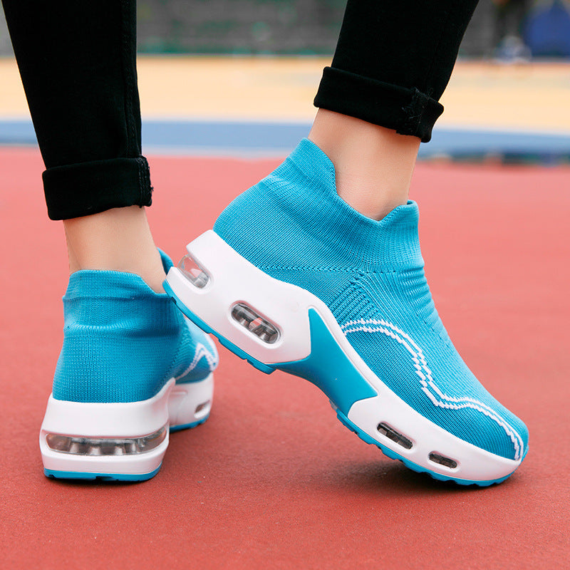 Women's Slip On Breathable Air Cushion Running Shoes