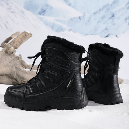 Warm Fuzzy Lace Up Ankle Boots for Women