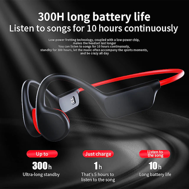 Waterproof Bone Conduction Bluetooth Swimming Earphones