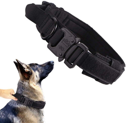 Dog Collar Adjustable Military TacticalPets Dg Collas Leas CntrlTactical Military Dog Training Collar