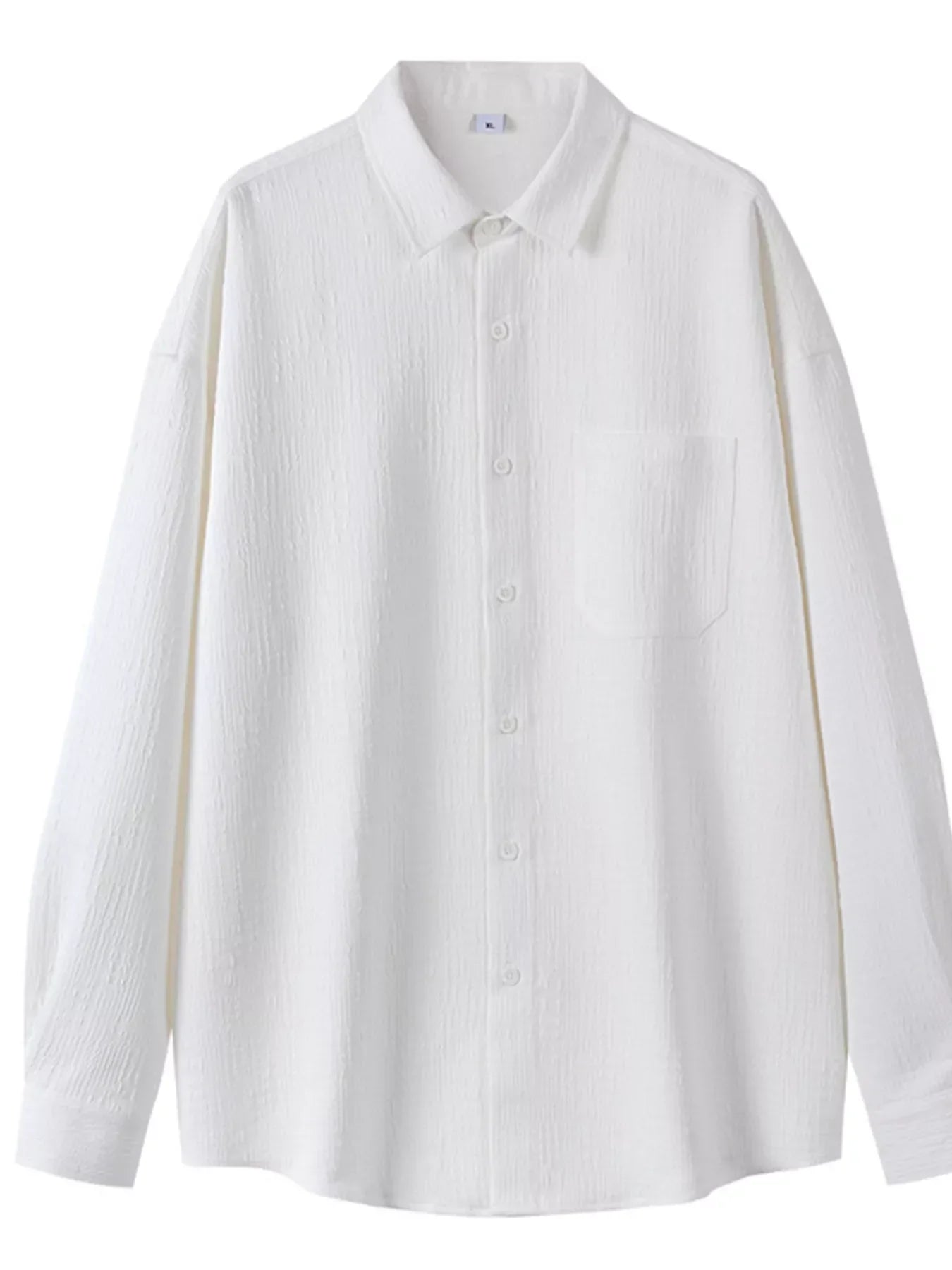 Relaxed Fit Mens Long Sleeve Shirt