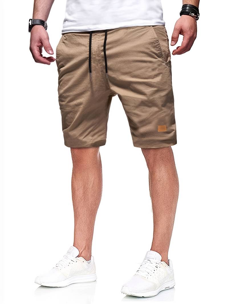 Men's Casual Elastic Waist Shorts
