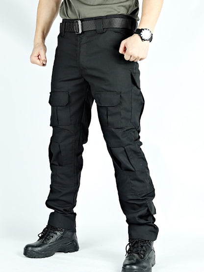 Men's Cargo Pants Pocket Plain Camouflage Comfort Breathable