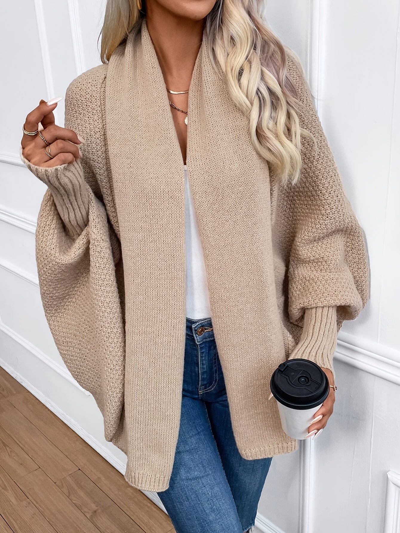 Warm Women's Cashmere Long Cardigan Sweater