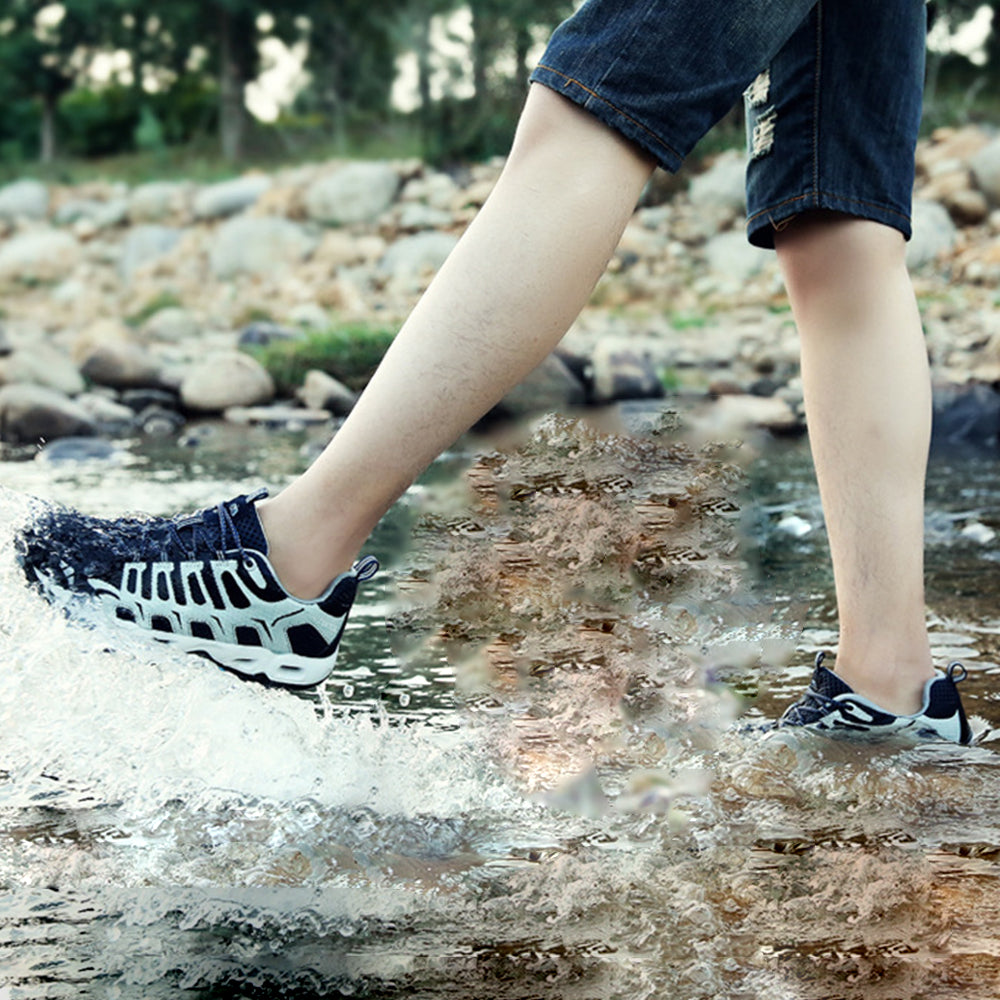 Unisex -New Mesh Lace Up Outdoor Hiking Sneakers