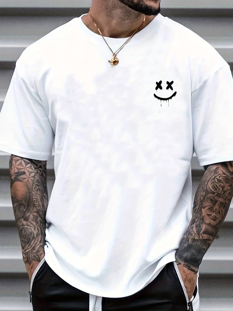 Casual Tee with Fun Brandon Graphic Print