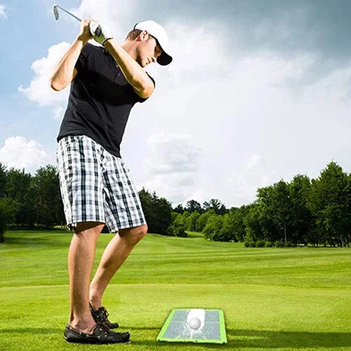 Golf Training Mat For Swing Detection Batting