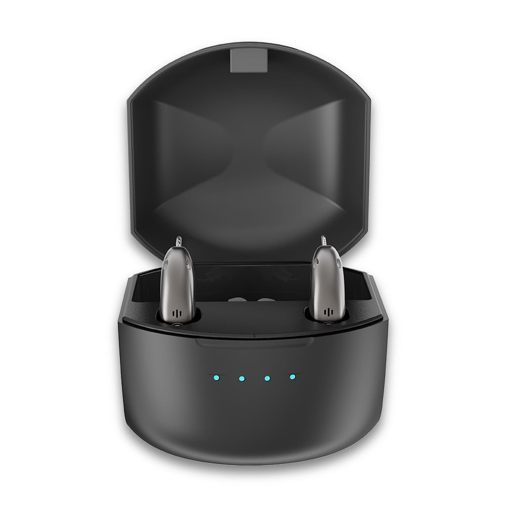 Rechargeable Behind Ear Hearing Aids, Bluetooth with App Control