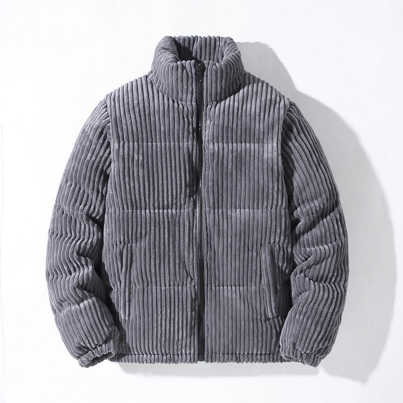 Men's Casual Corduroy Puffer Jacket