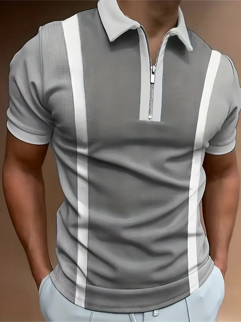 Classic Stripe Relaxed Fit Short Sleeve Shirt