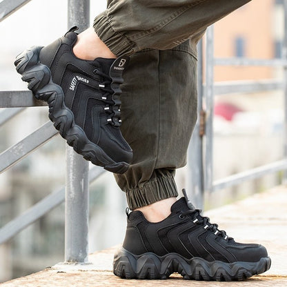 Unisex Orthopedic Shoes Indestructible Solid Sole Reflective Safety Sneakers