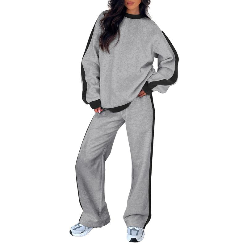 Soft Cozy Loungewear Set Sweatshirt and Jogger Pants