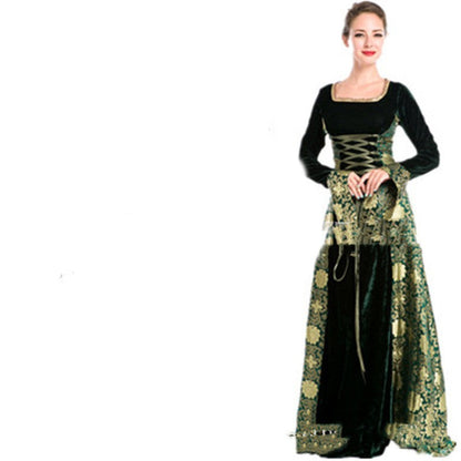 Dark Gothic Princess Evening Dress