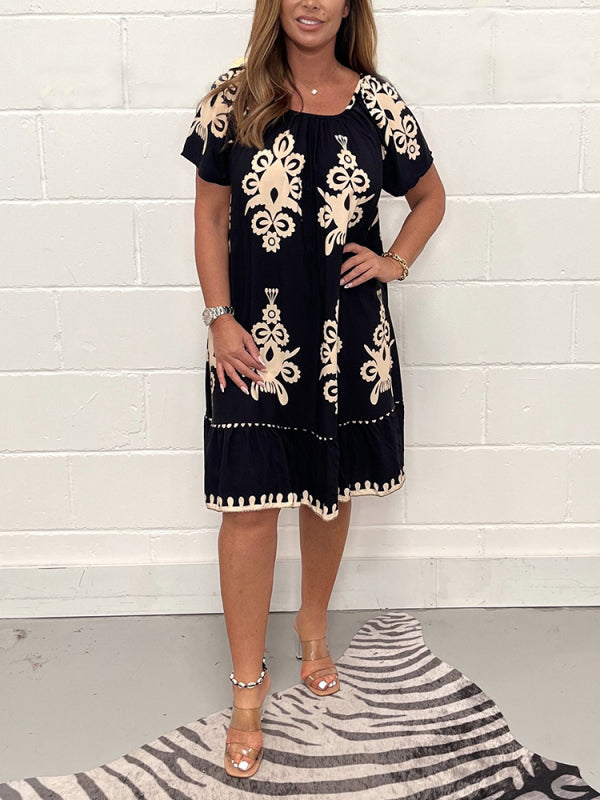 Pretty Floral Summer Dress for Ladies - OutfitLondon