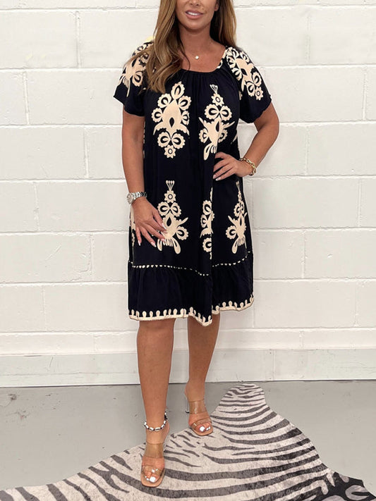 Pretty Floral Summer Dress for Ladies - OutfitLondon