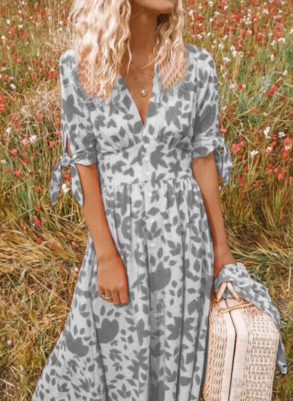 Elegant Women's Sundress Maxi Dress