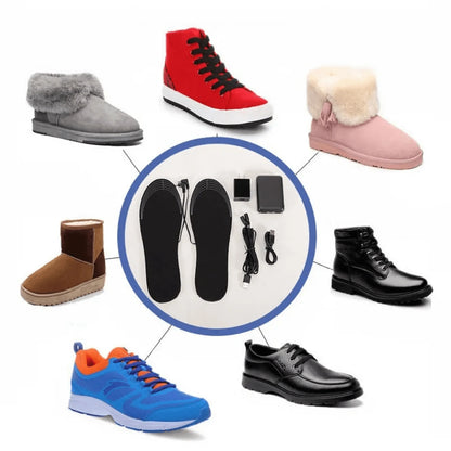 Rechargeable Heated Insoles – Best Thermal Shoe Inserts for Boots, Work Boots & Everyday Winter Comfort
