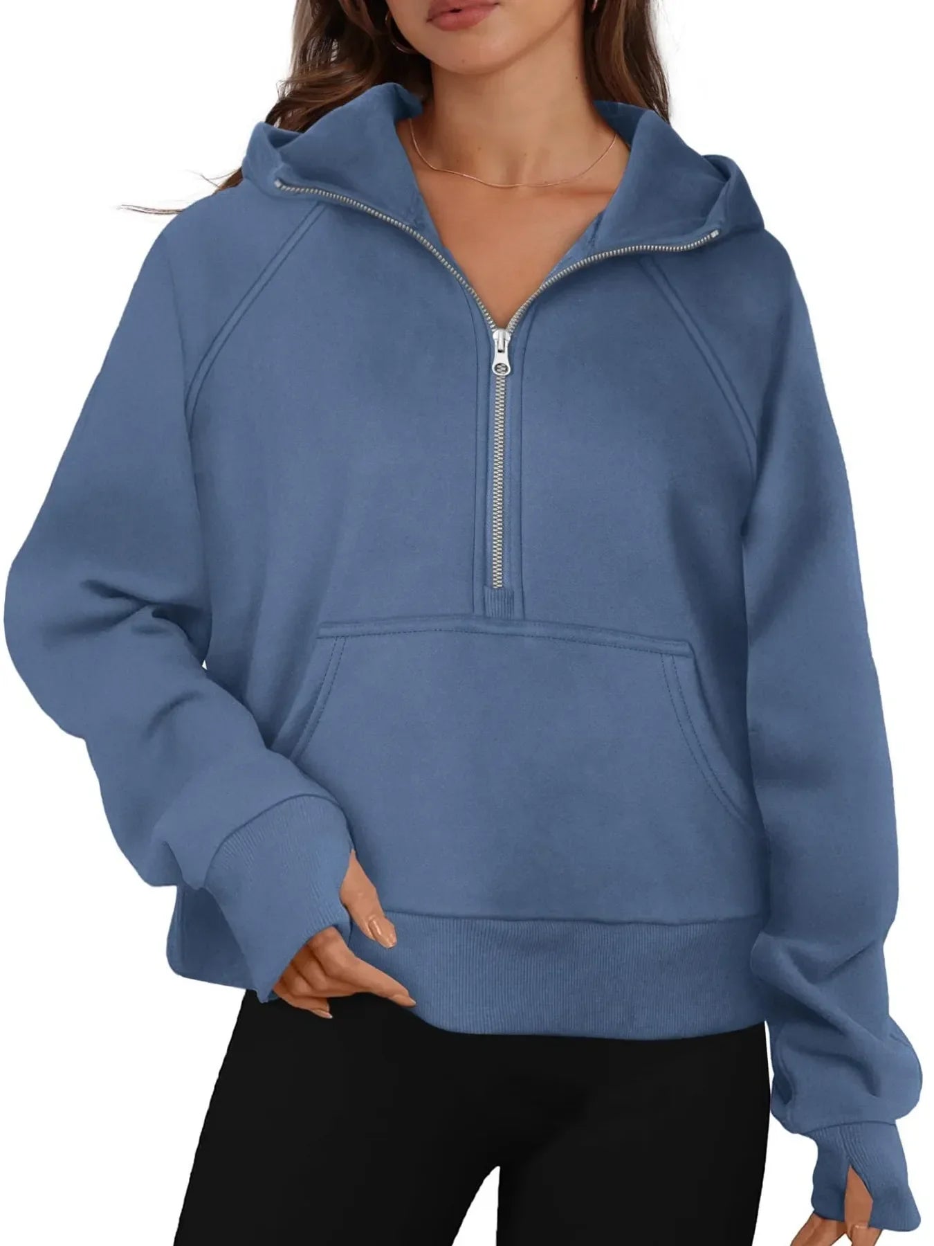 Soft Fleece Hoodie with Front Pocket