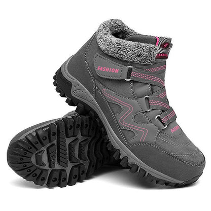 Orthopedic Shoes Anti-collision Velcro Hiking Ankle Sneakers Suede Outdoor