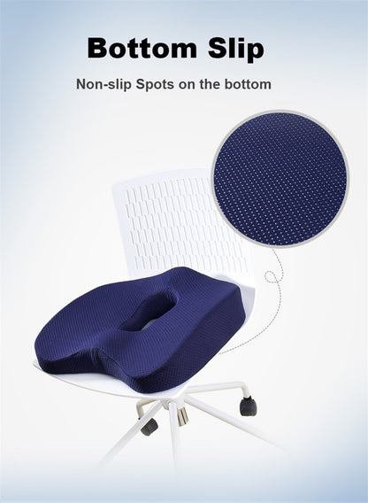 Upgraded Orthopedic Memory Foam Seat Cushion