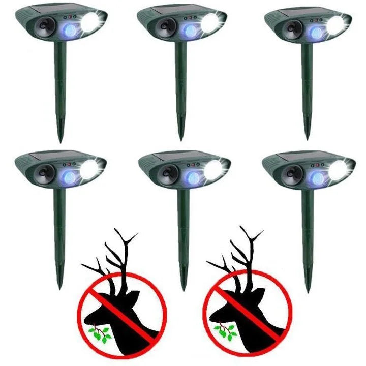 Ultrasonic Deer Repeller Solar Powered - Get Rid of Deer in 48 Hours