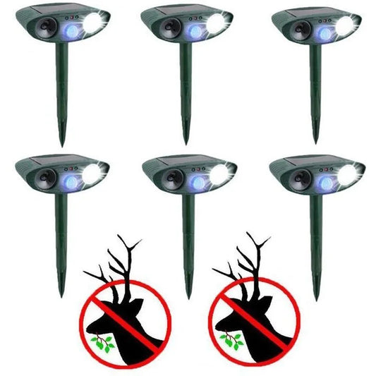 Ultrasonic Deer Repeller Solar Powered - Get Rid of Deer in 48 Hours