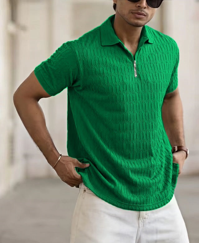 Men's Casual Cotton Polo Shirt