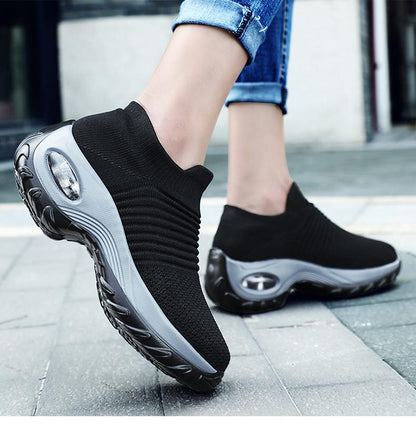 Slip on Orthopedic Walking Sneaker for Plantar Fasciitis With Arch Support
