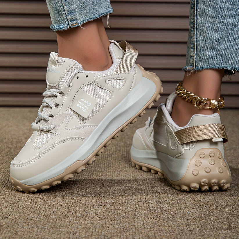 Ergonomic Lace-up Shoes for Women with Soft Sole