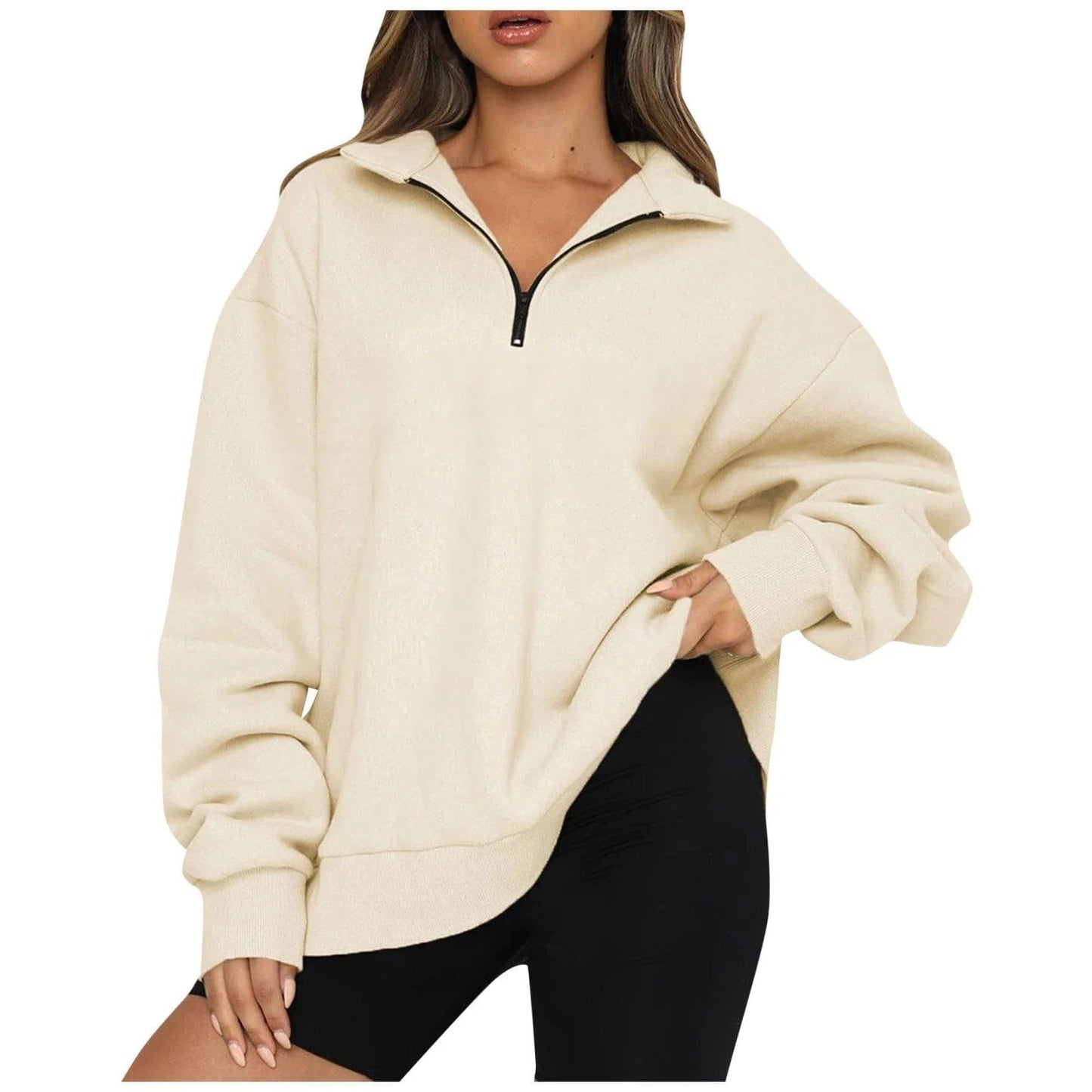 Cozy Fleece Lined Winter Sweatshirt