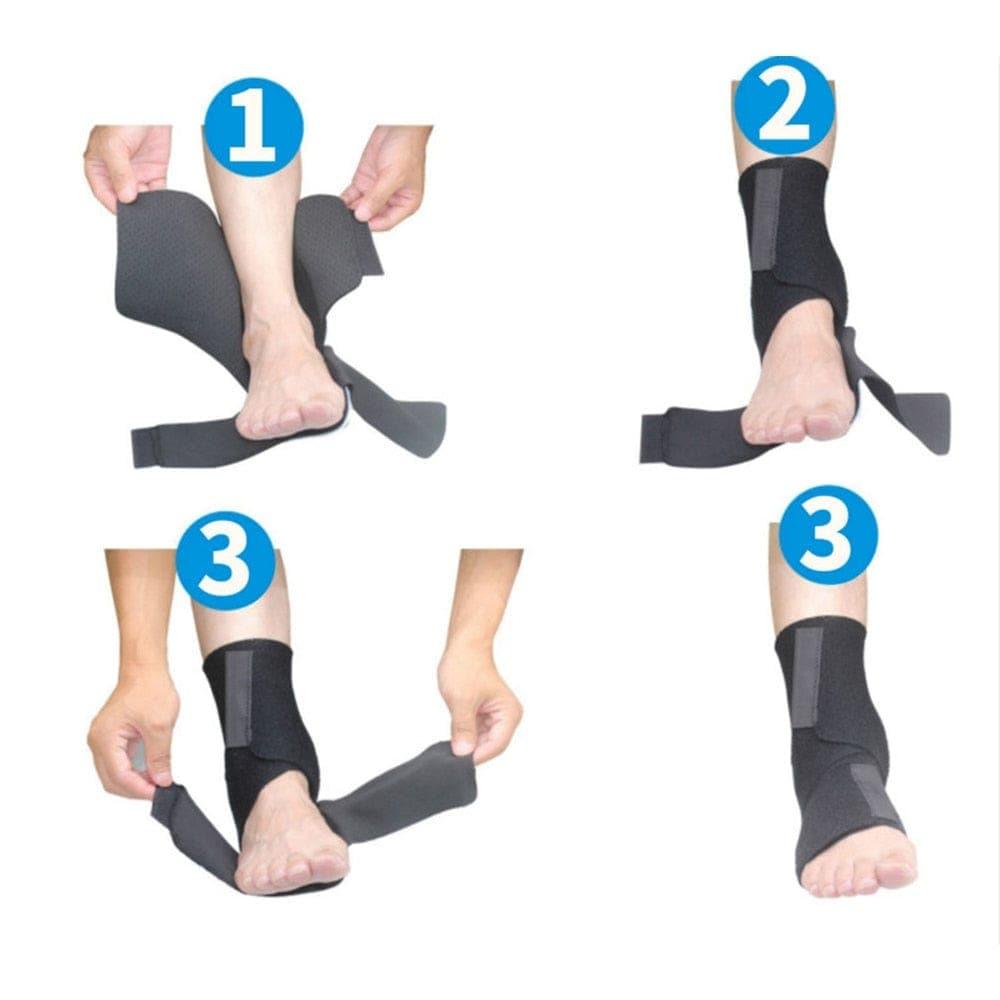Adjustable Splint Brace Orthosis Ankle Joint Fixed Strips for Adults