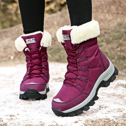 Warm Waterproof Winter Snow Boots for Women