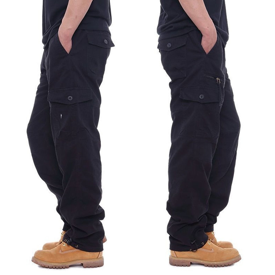 Men's Cargo Pants Hiking Pants Trousers Military Ripstop Breathable Quick Dry Zipper Pocket Pants