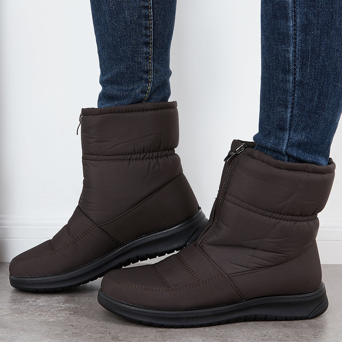Waterproof Winter Snow Boots Warm Fur Lining Booties