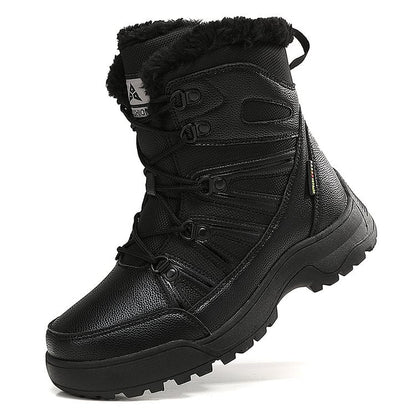 Warm Fuzzy Lace Up Ankle Boots for Women