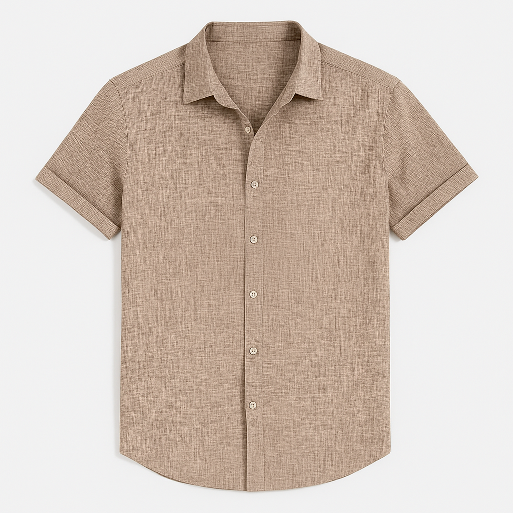Classic Cotton Short Sleeve Men's Shirt