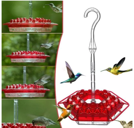 Easy Fill Bird Feeder With Built In Perch