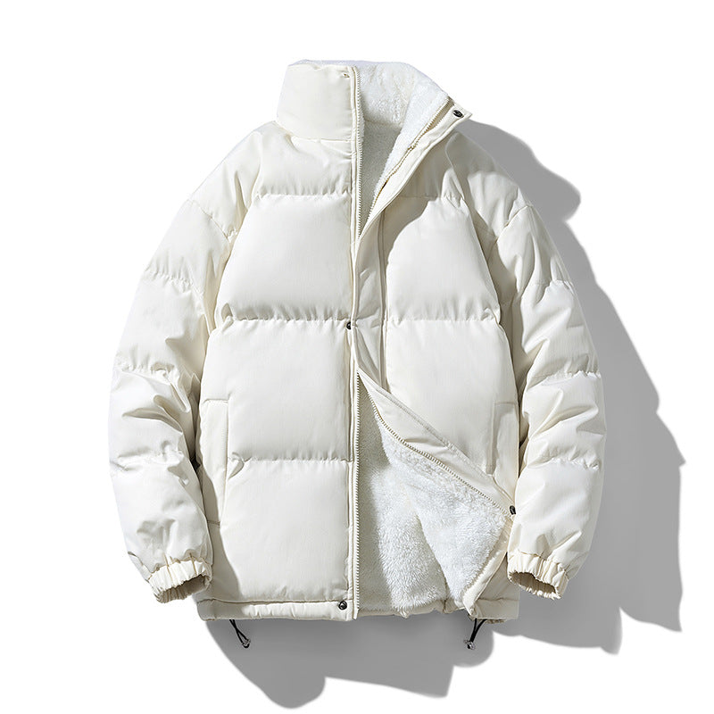 Unisex Casual Stand-Collar Loose Fit Coat